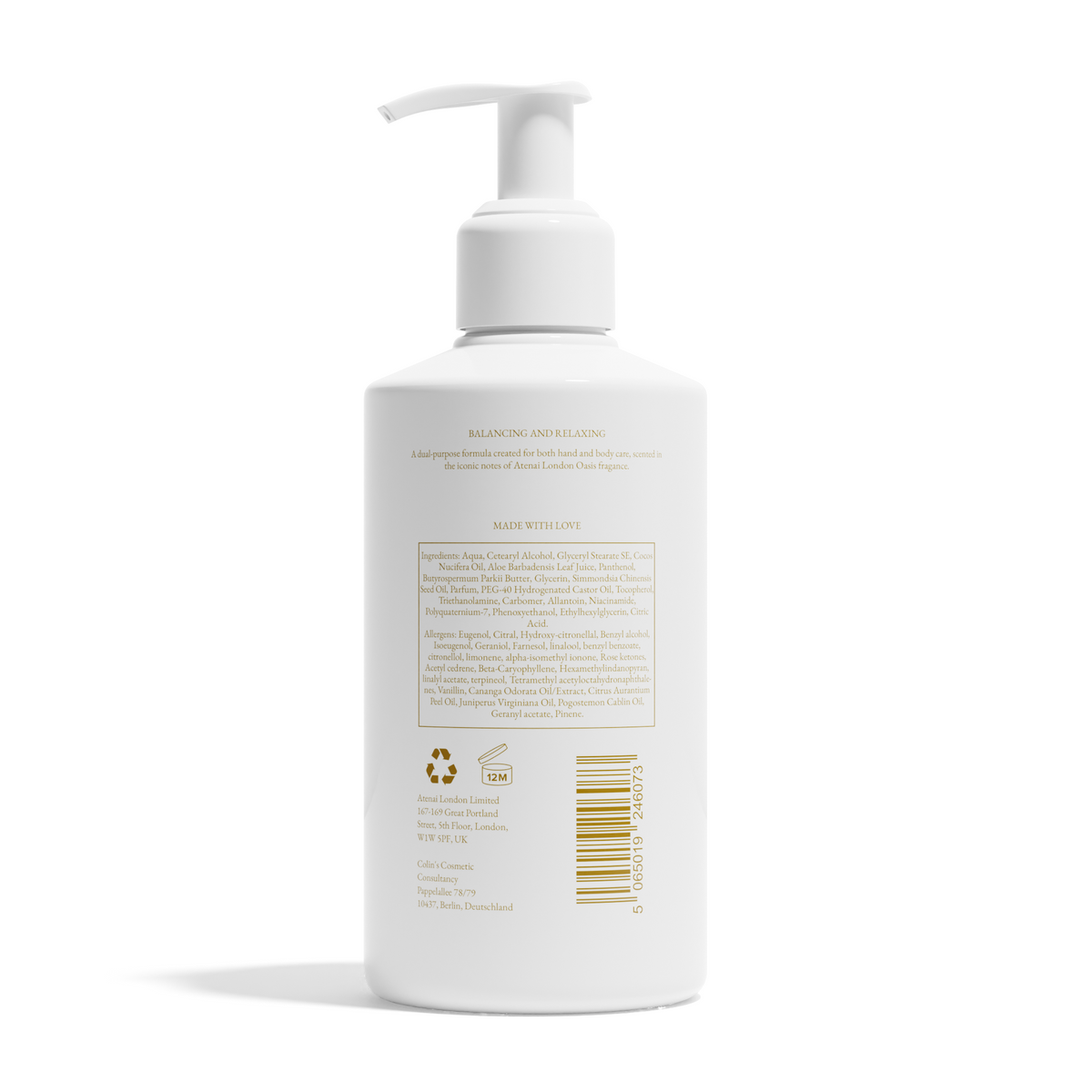 Atenai London Oasis Hand & Body Lotion-2