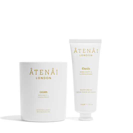 Oasis Candle & Hand Cream Gift Set-0